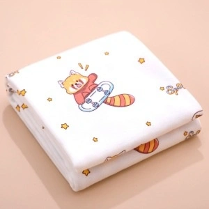 Newborn Cotton Swaddle Blanket For Baby Nursery Room
