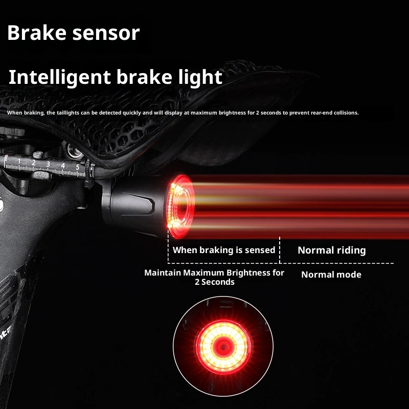 Bicycle Tail Light With Long Battery Life For Mountain Bike Night Riding