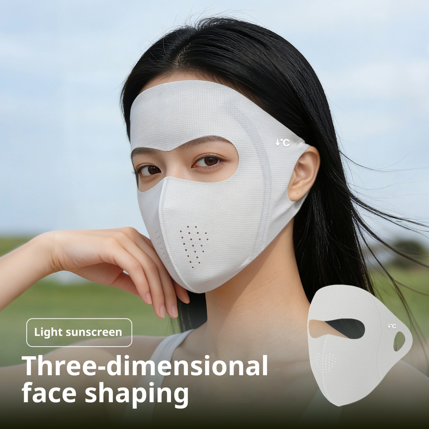 Summer Full-Face Sun-Protective Mask For Women