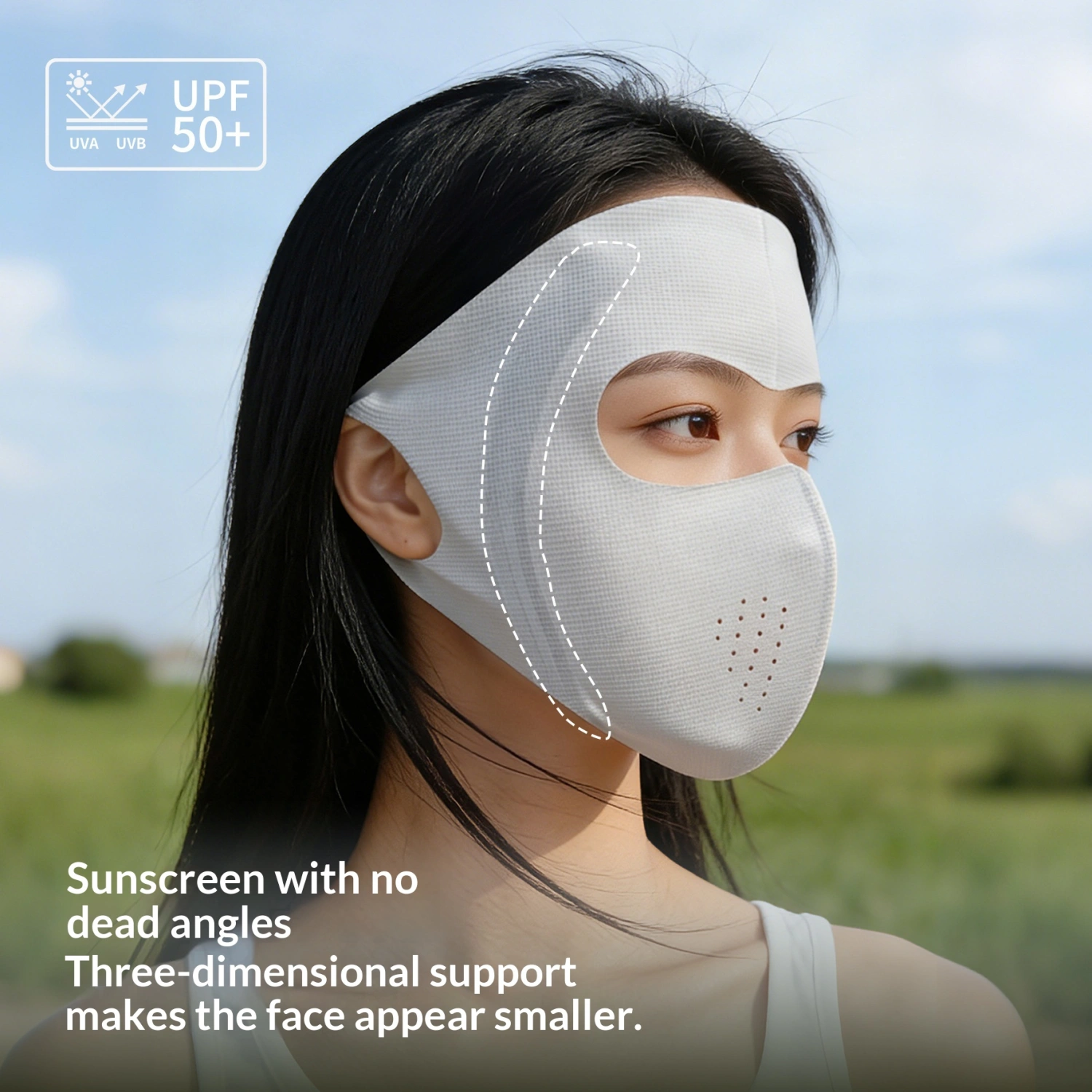 Summer Full-Face Sun-Protective Mask For Women