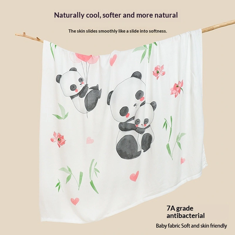 Infant And Toddler Bamboo Fiber Class A Blanket Bath Towel Cooling Blanket