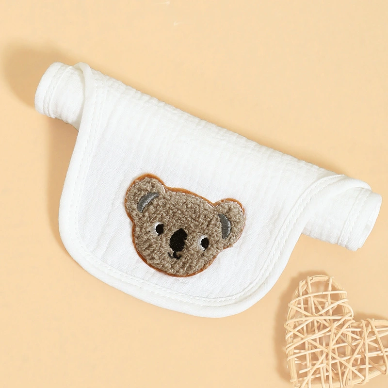 Pure Cotton Baby Sweat Towel Back-venting Gauze