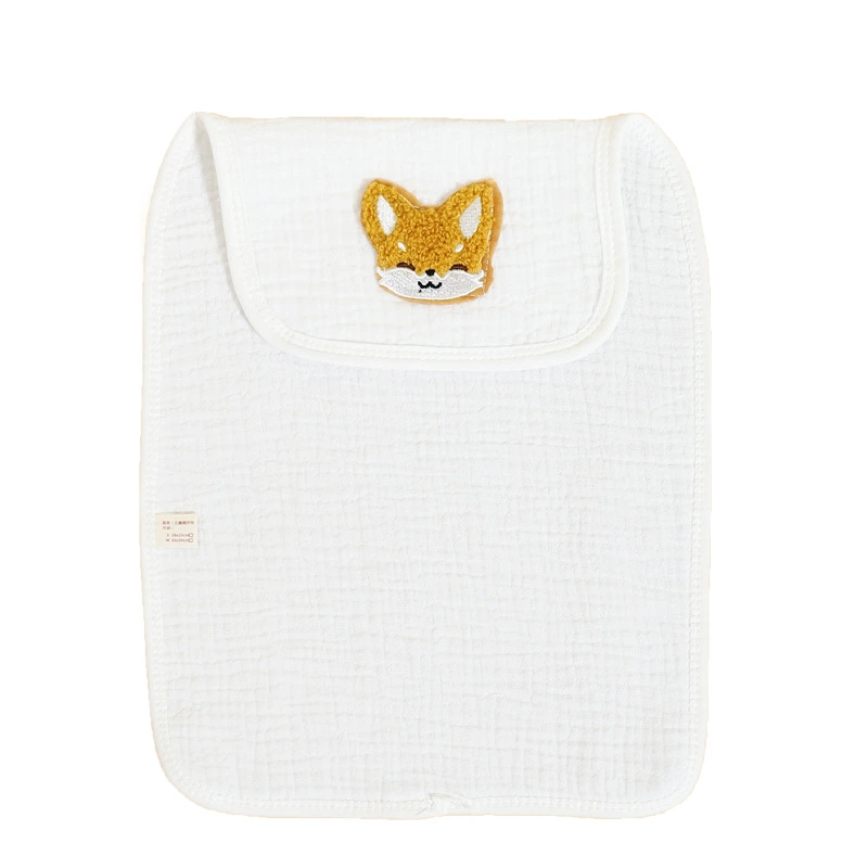 Pure Cotton Baby Sweat Towel Back-venting Gauze
