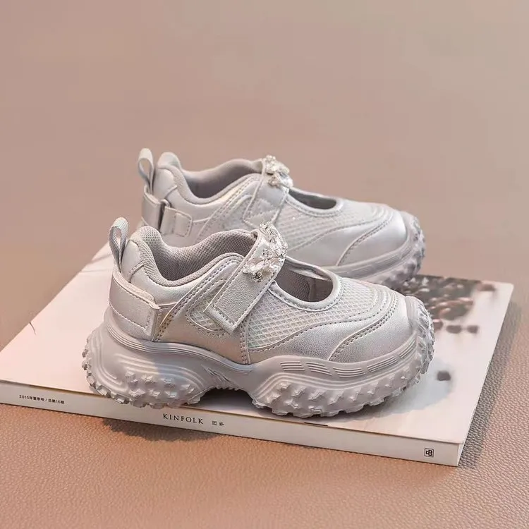 2026 New Summer Girls Sneakers, Breathable Mary Jane Shoes & Chunky Dad Casual Shoes For Big Kids