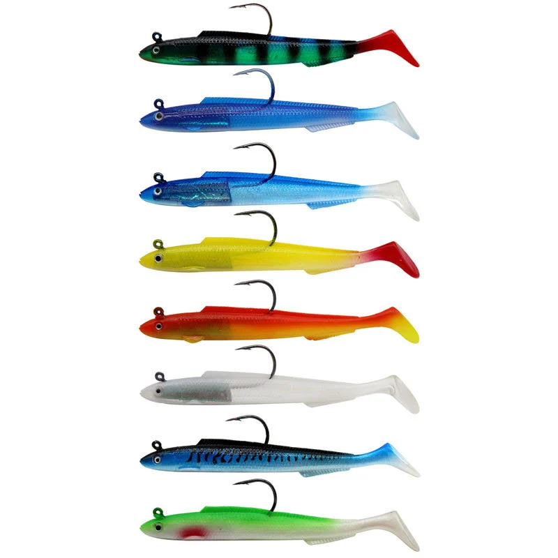 Software-coated Lead T-tail Lure Bionic Fishing Bait