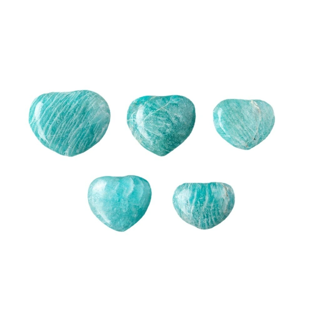 Natural Crystal Ore Amazonite Hand-polished Carving Hand Pieces