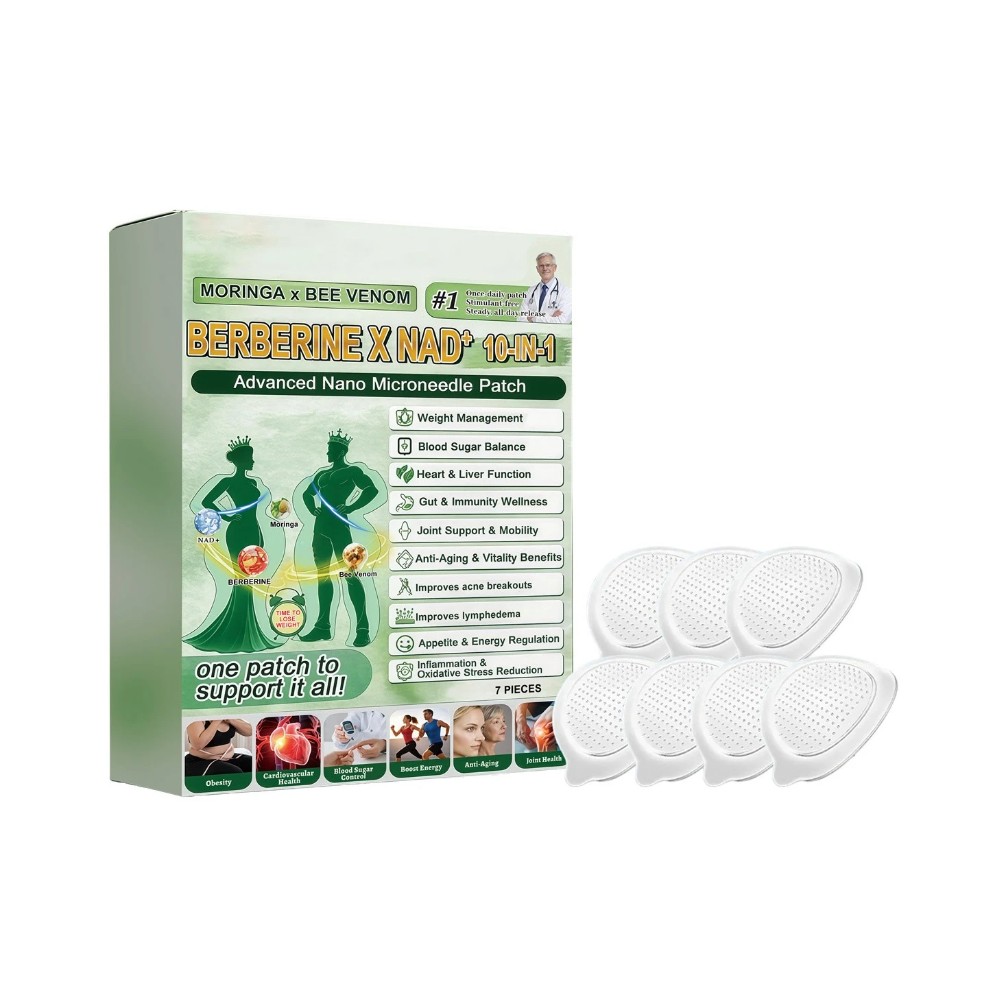 Plastic Composite Microneedle Patch