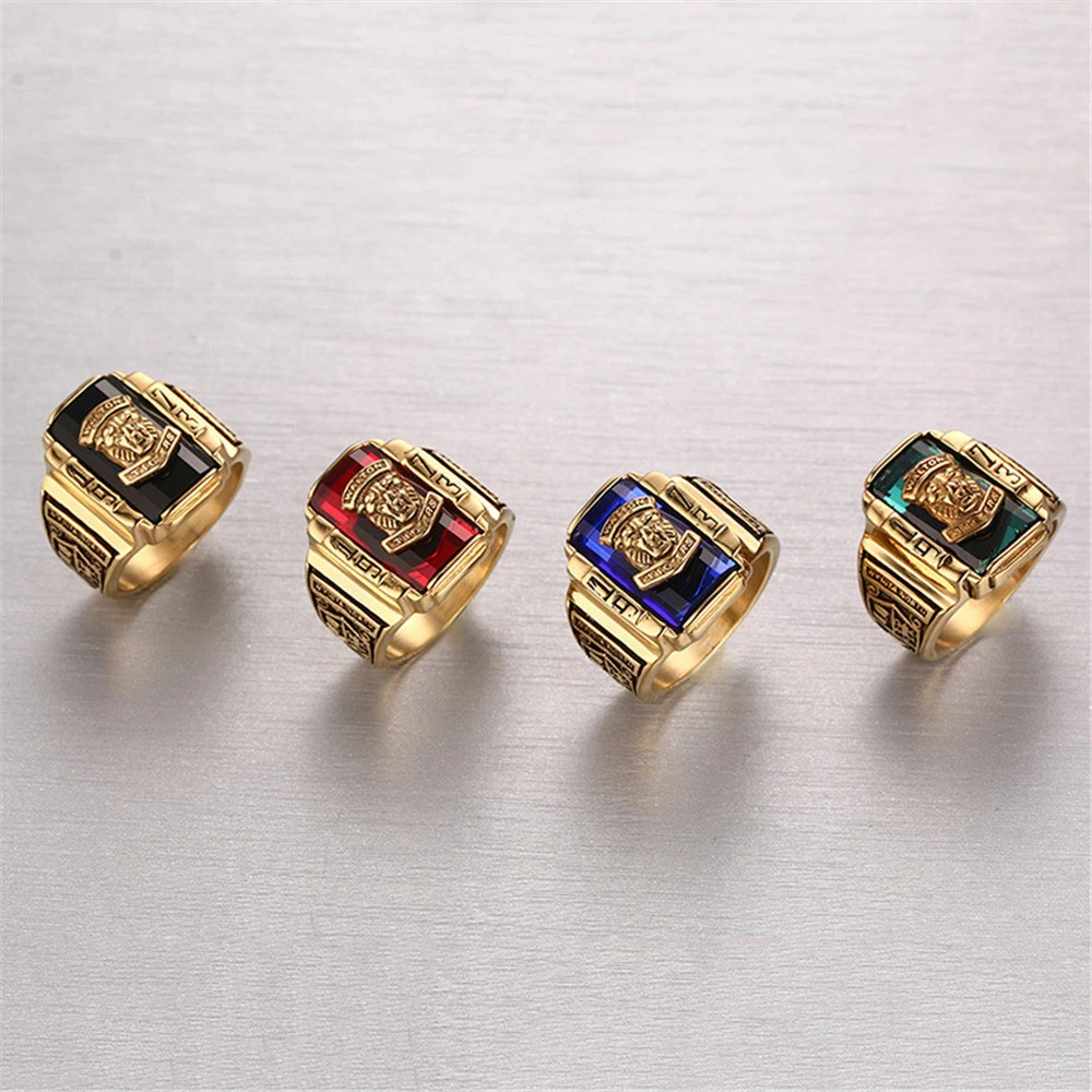 1973 Walton Tiger Head Ring Men Fashion Ring