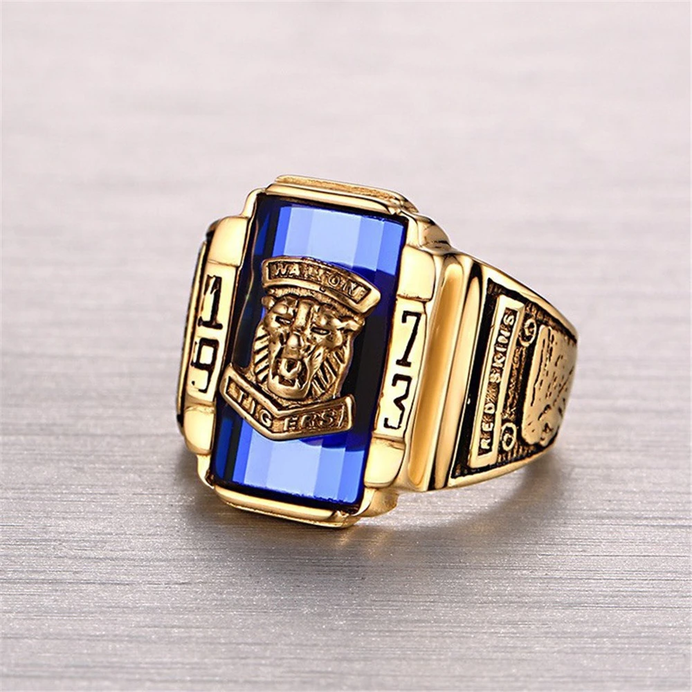 1973 Walton Tiger Head Ring Men Fashion Ring