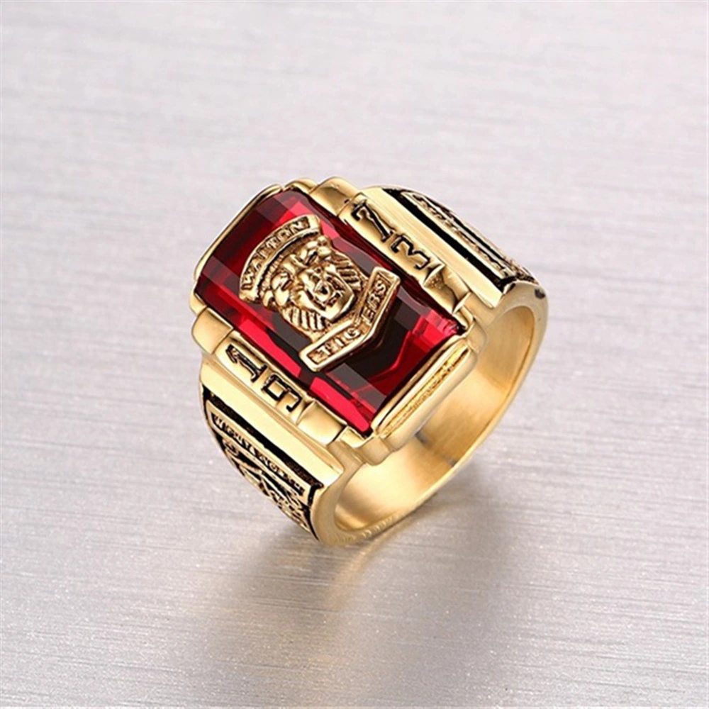 1973 Walton Tiger Head Ring Men Fashion Ring