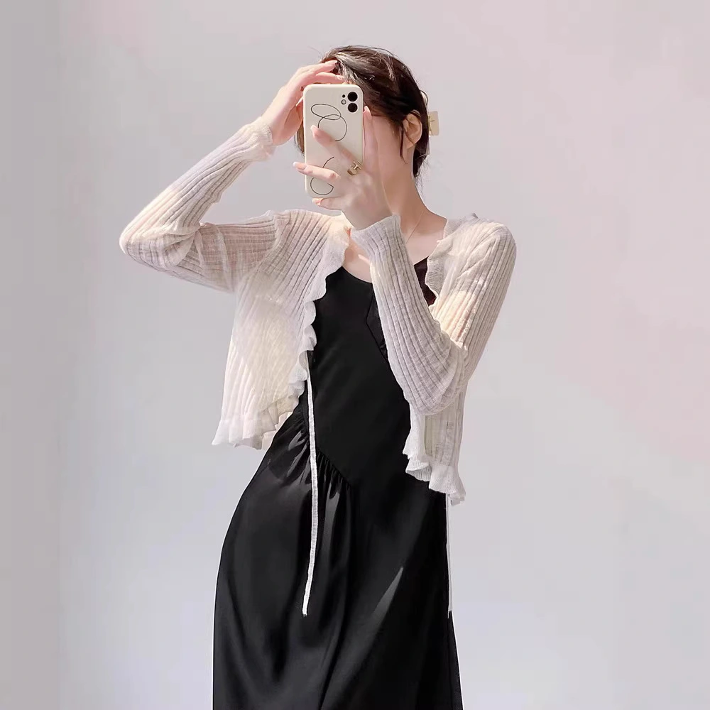 Outfit With A Slip Dress A Sun-protective Shirt
