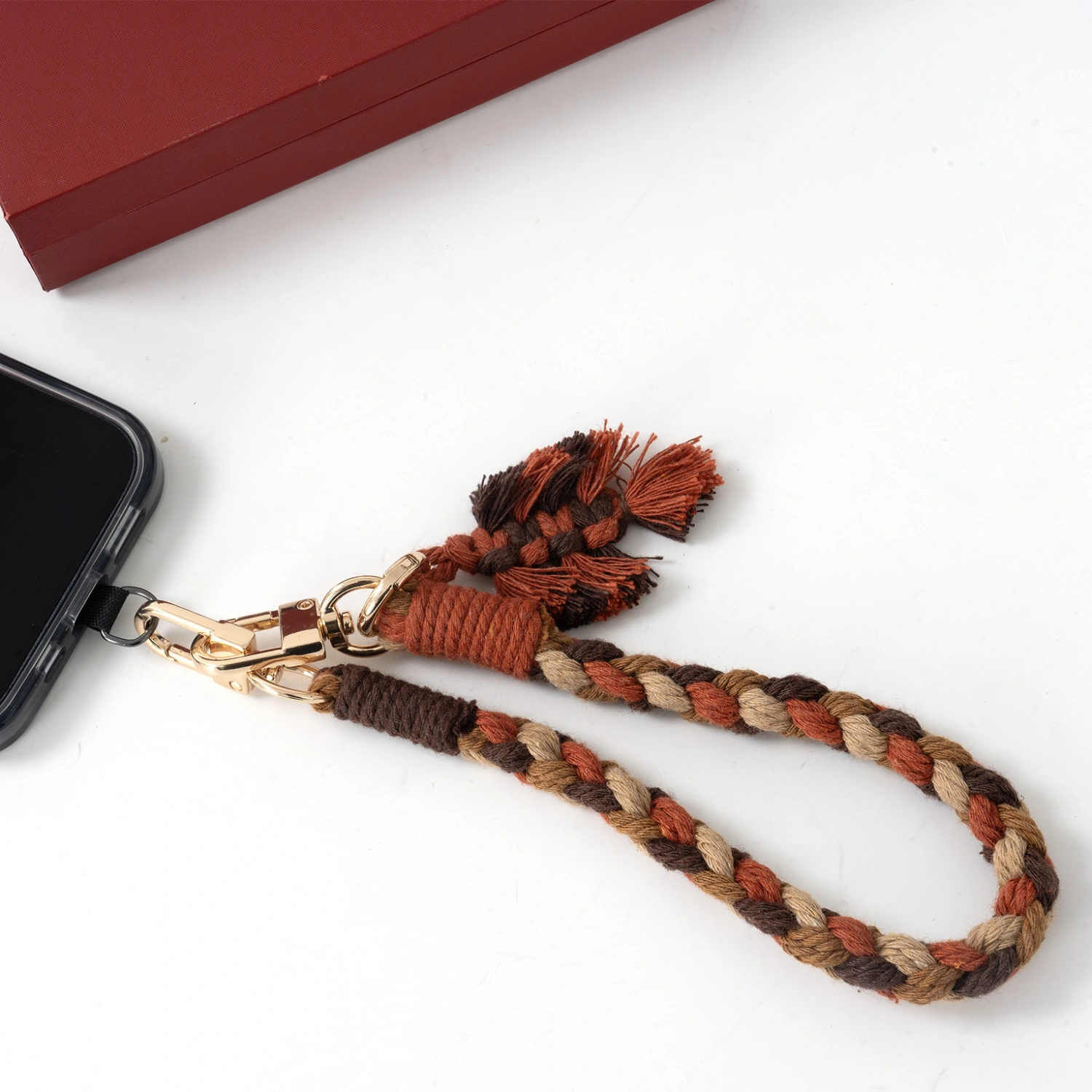 European And American Instagram-style Handmade Braided Phone Lanyard