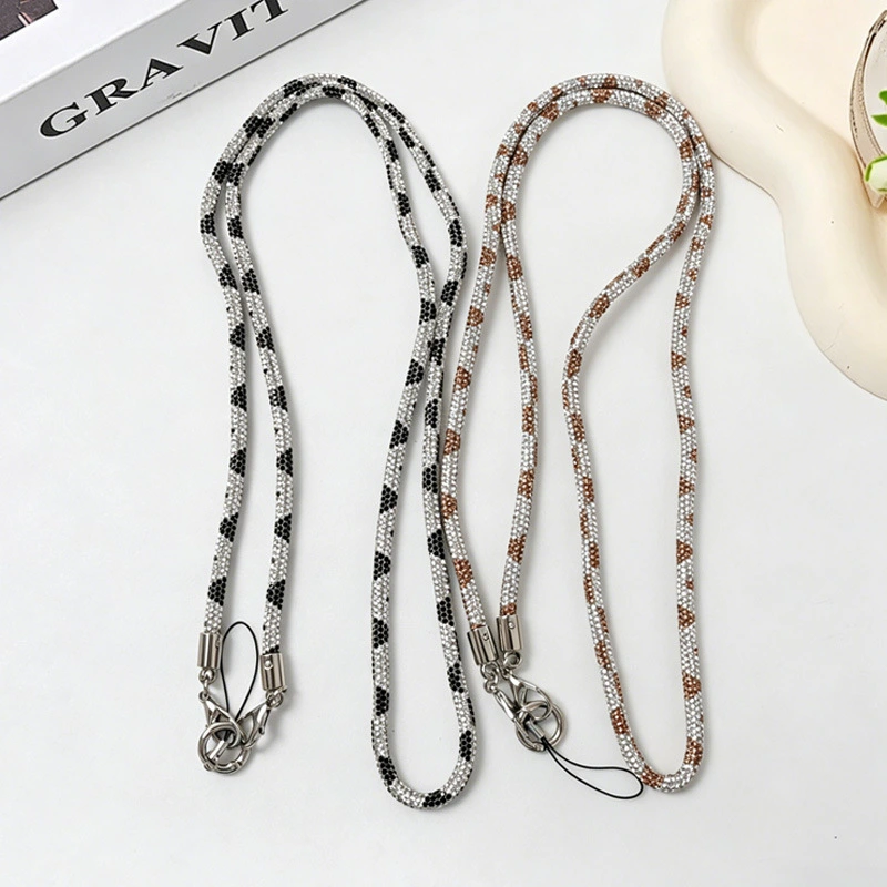 Full-diamond Crossbody Anti-loss Phone With A Thin Cord Interface