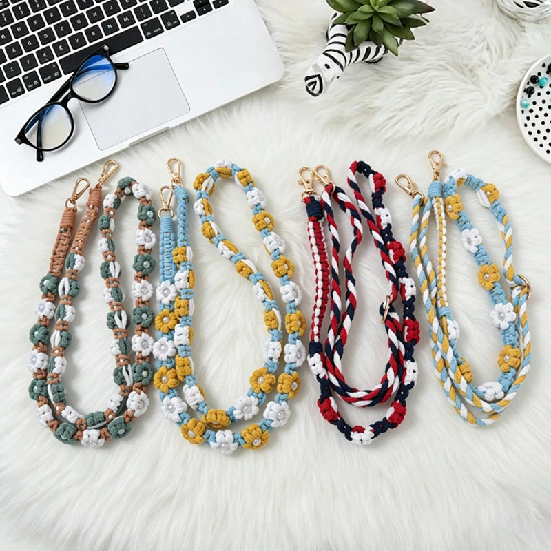 Adjustable Cotton Rope Bag Camera Strap Phone Lanyard