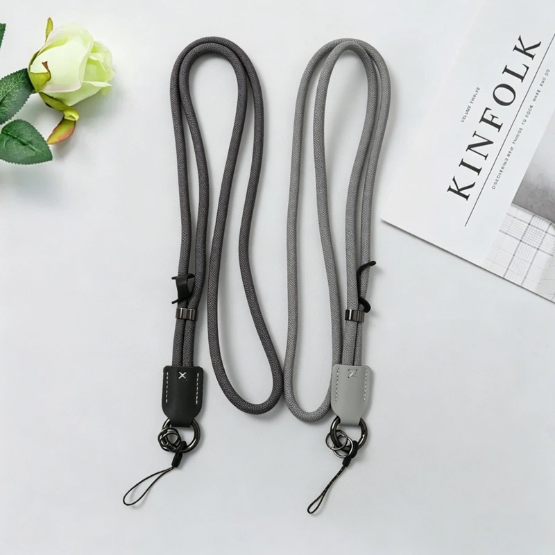 Outdoor Anti-Loss LongShort Metal Clip Phone Lanyard