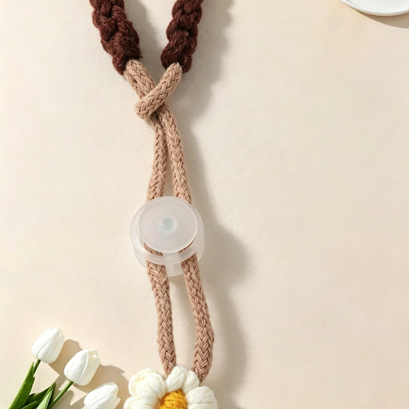 Hand-knitted Little Flower Phone Lanyard