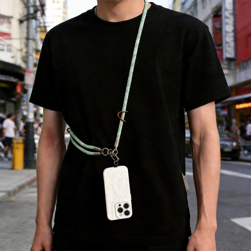 Premium-feel Cotton Cord Phone Lanyard