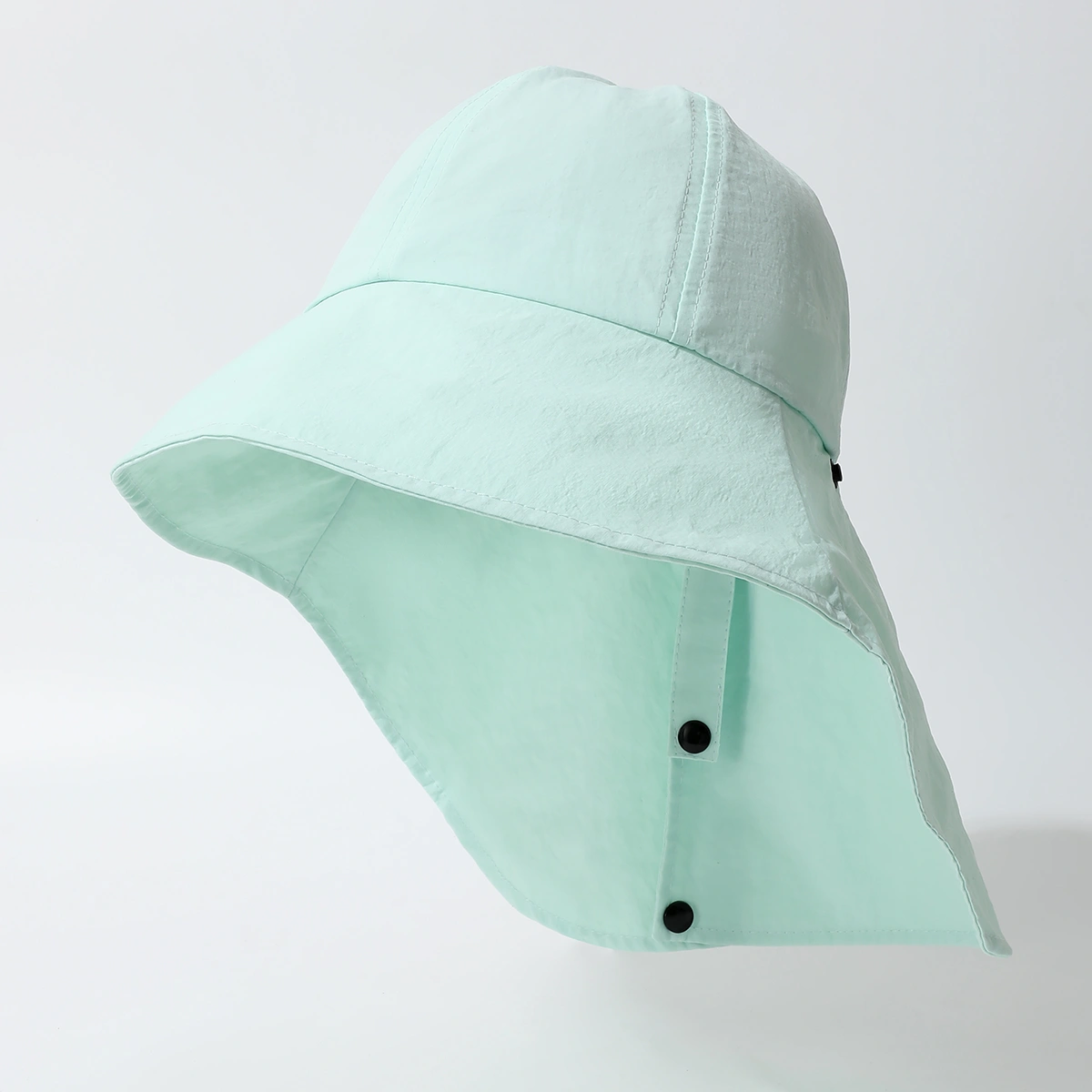 Solid-color Wide-brimmed Sunshade Quick-drying Shawl, Shoulder Protector, Simple And Versatile Sun Hat Suitable For Outdoor Work, Attendance, Travel