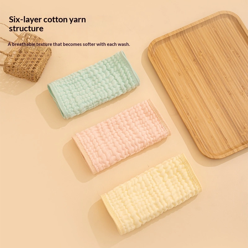Newborn Cotton Square Bib - Soft Absorbent Baby Drool Cloth for Infants and Toddlers