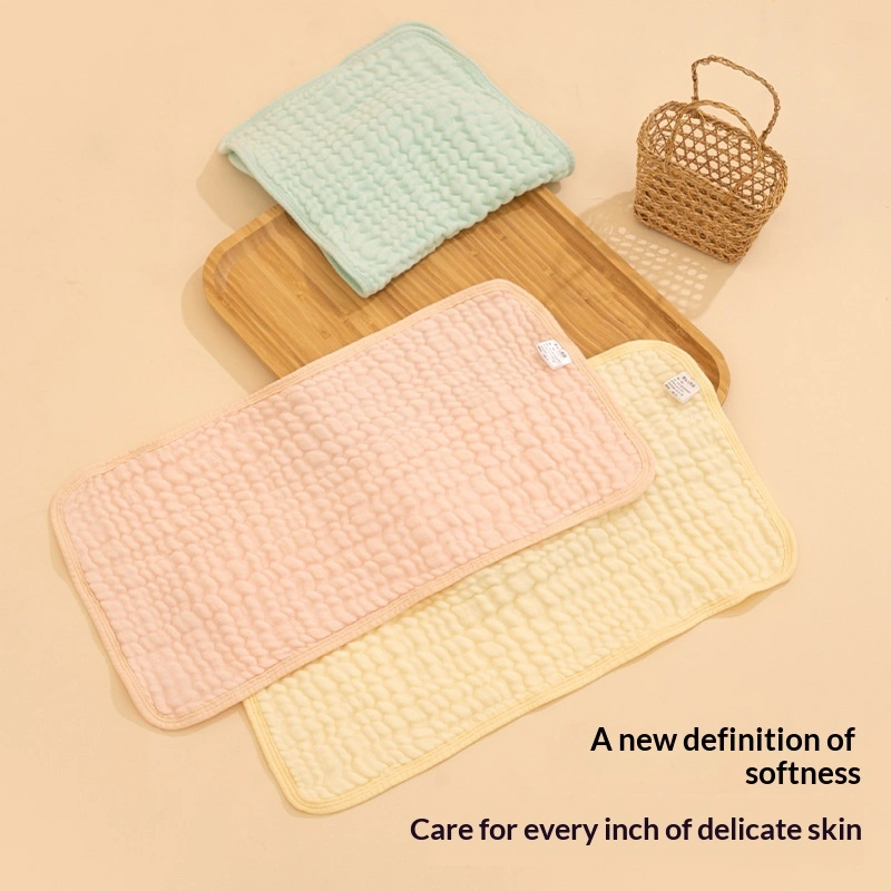 Newborn Cotton Square Bib - Soft Absorbent Baby Drool Cloth for Infants and Toddlers