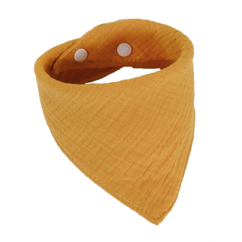 Babys Pure Cotton Drool Cloth Infant Triangular Bib Adjustable And Highly Absorbent
