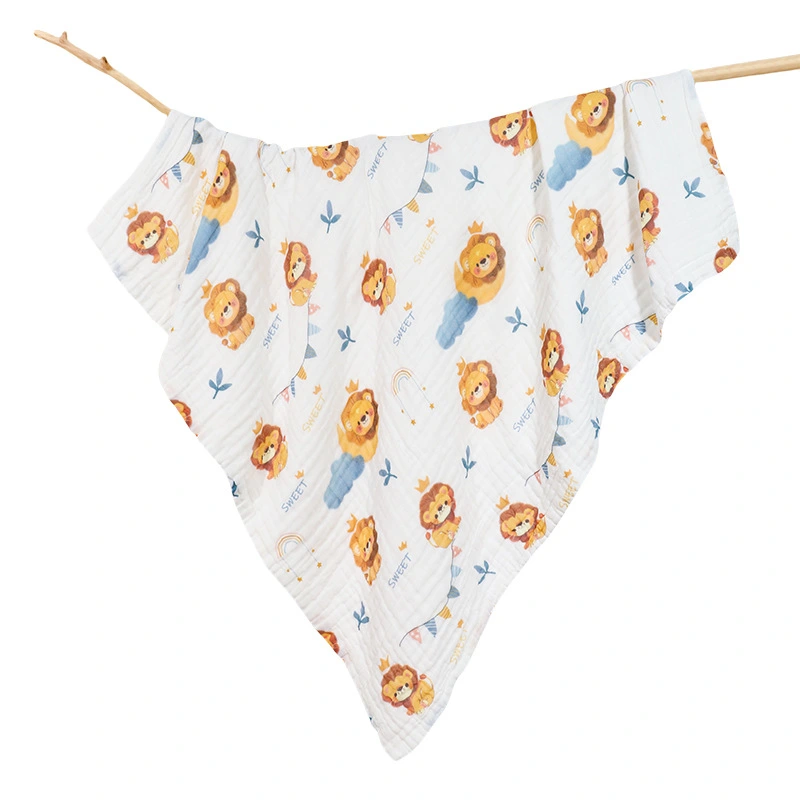 Class A Spring Summer Baby Bath Towel Pure Cotton Gauze