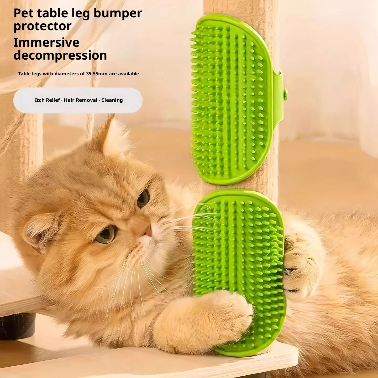 Multi-functional Cat Scratcher Wall-Corner Table