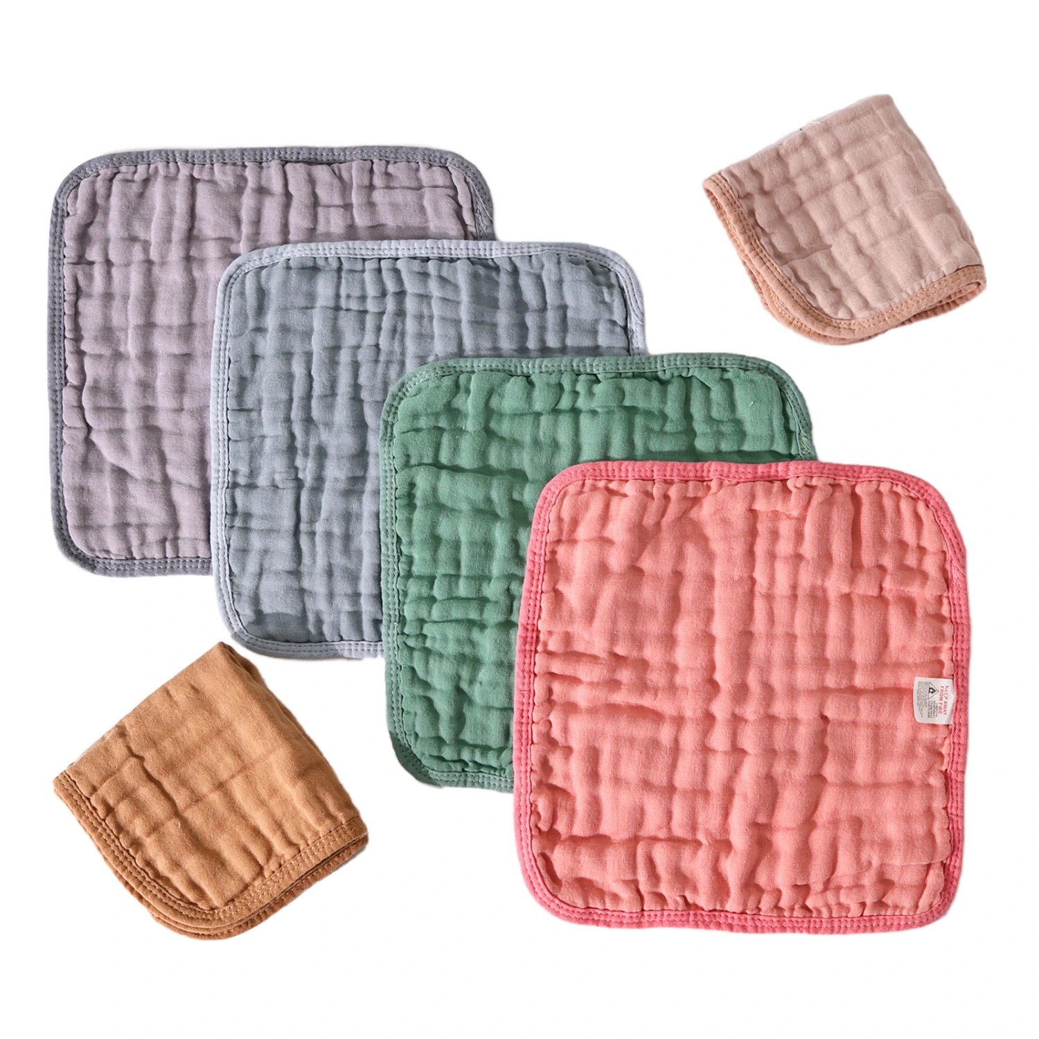 Childrens Cotton Ultra-Soft Square Bib