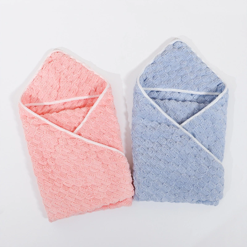 Children's Cartoon Hooded Bathrobe Blanket