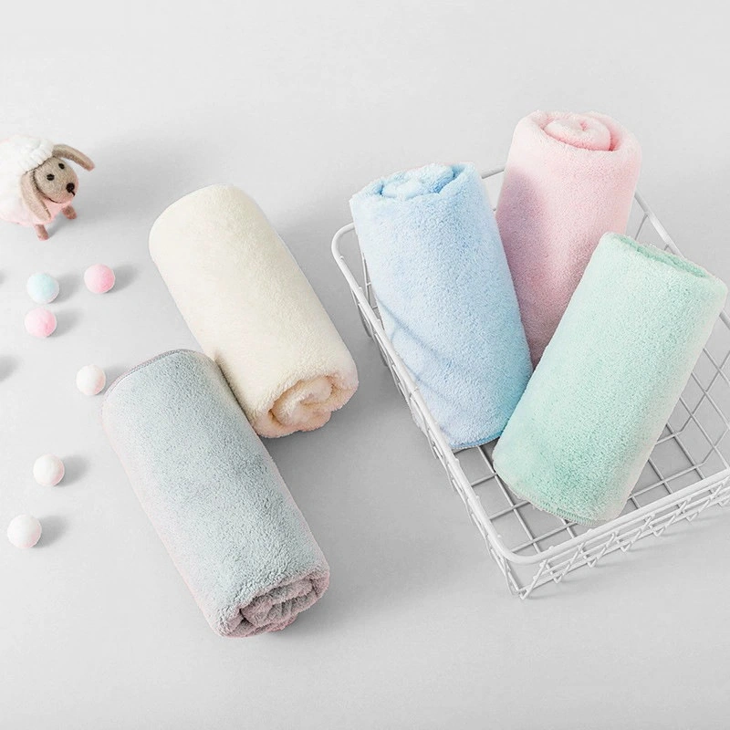 Coral Fleece Thickened Soft Absorbent Face Towel