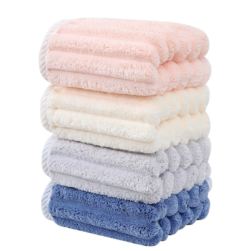 Household Extra-large Extra-thick Coral Fleece Towel