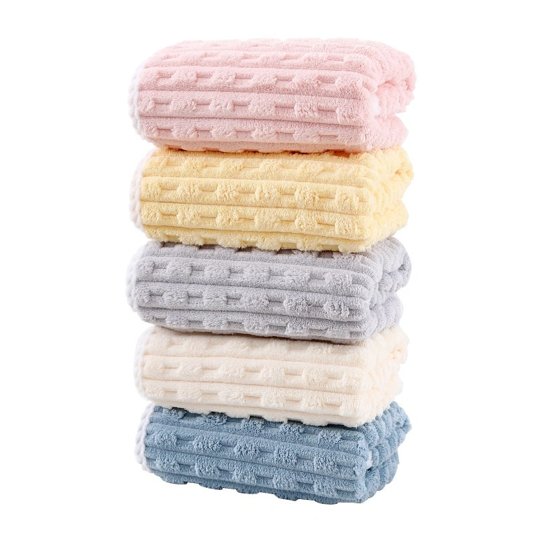 New Household Bamboo-Loop Coral Fleece Towel