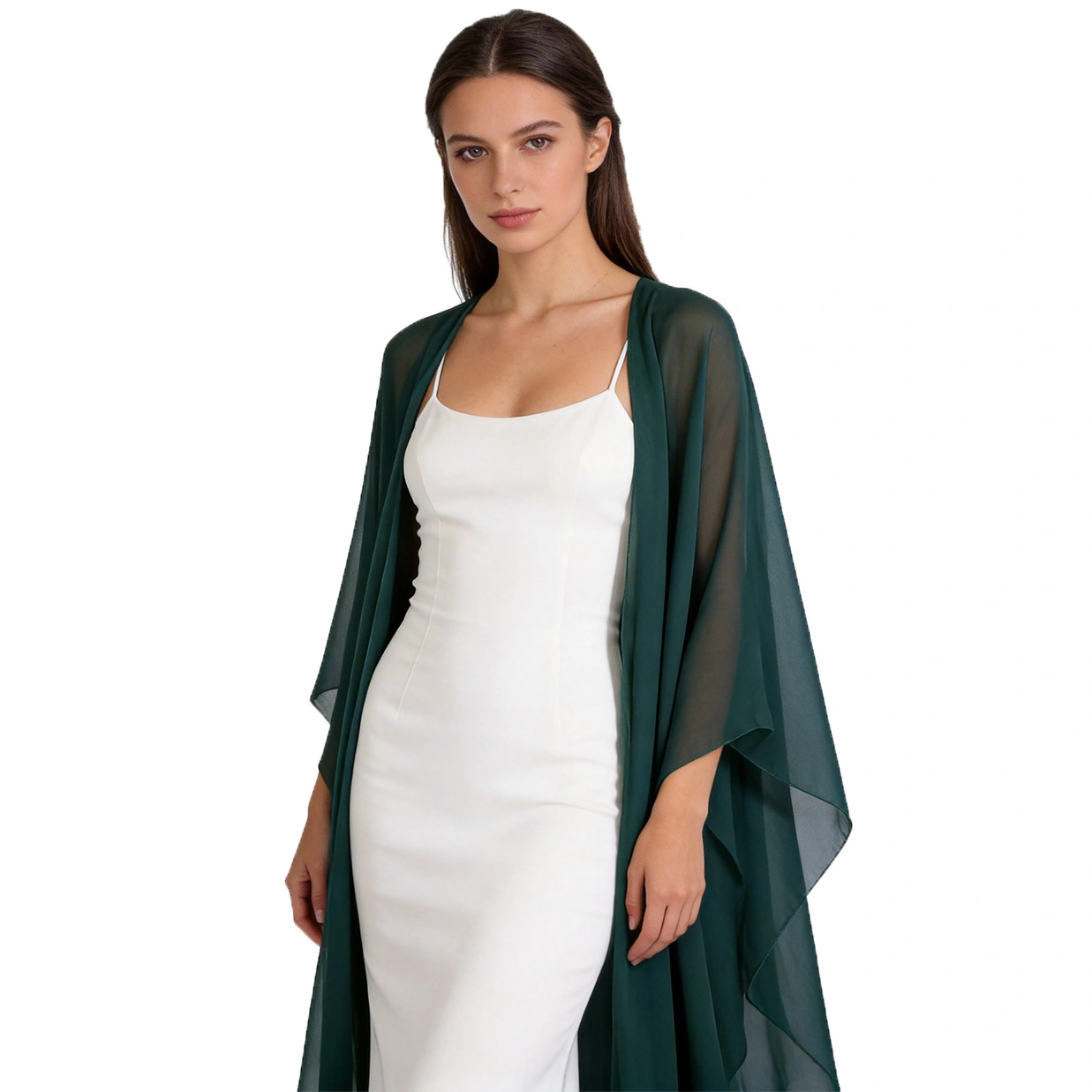 Womens Thin Breathable Chiffon Shirt Shawl