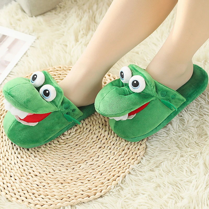 Animal Slippers Dancing Spoof Dinosaur Cotton Shoes Sand Carving