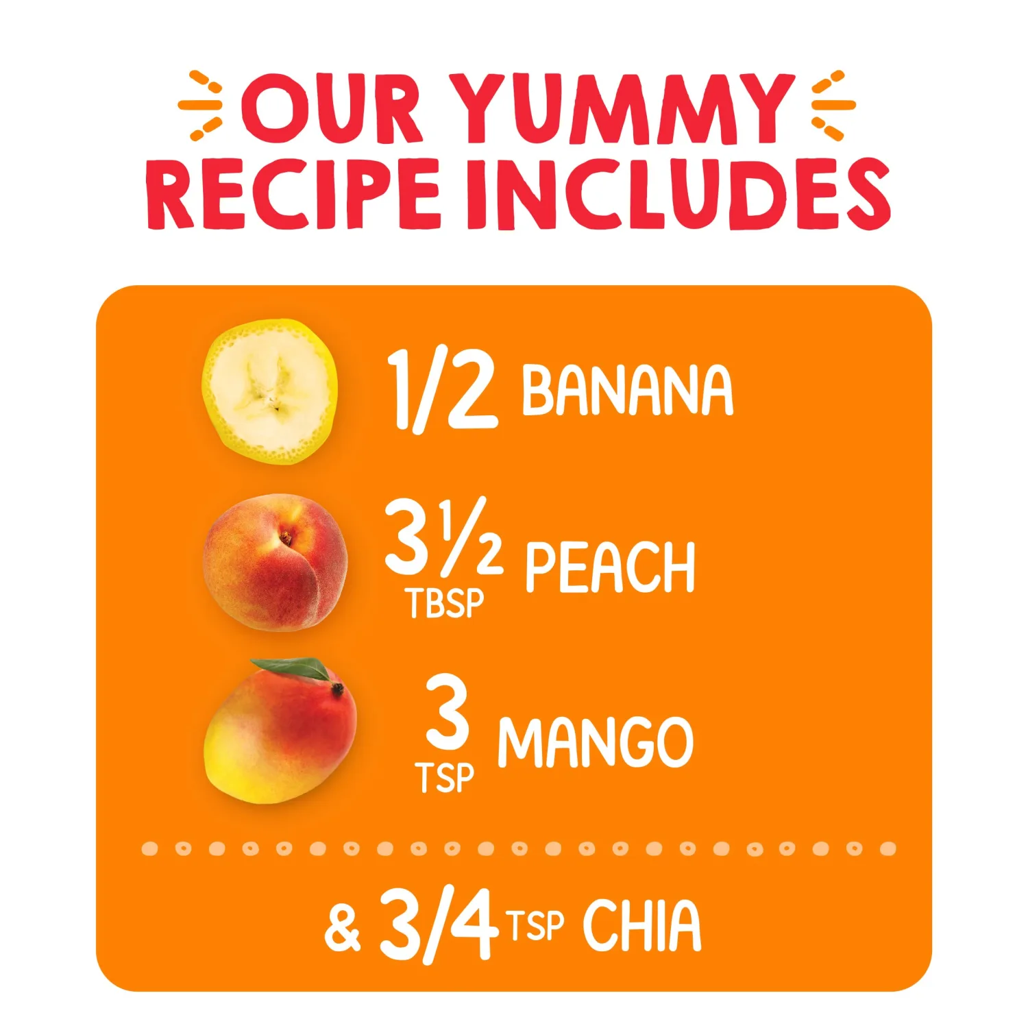 Happy Tot, Banana Peach Mango