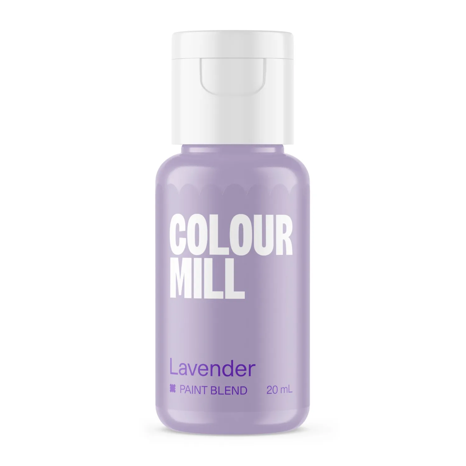 Colour Mill Edible Food Paint – Vibrant Cake & Fondant Decorating Colors for Cookies, Chocolate, Royal Icing & Desserts 20 Milliliters - Matte Lavender