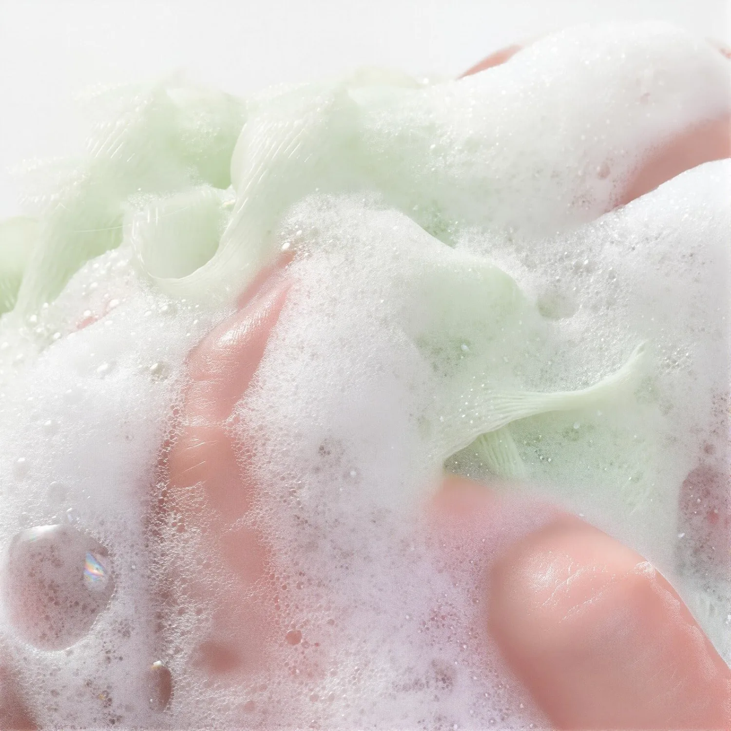 Loofah Sponges for Shower,Exfoliating Cleaning Bath Loofa Body Scrubber Balls for Women Men Washing(1 pcs, Mint)