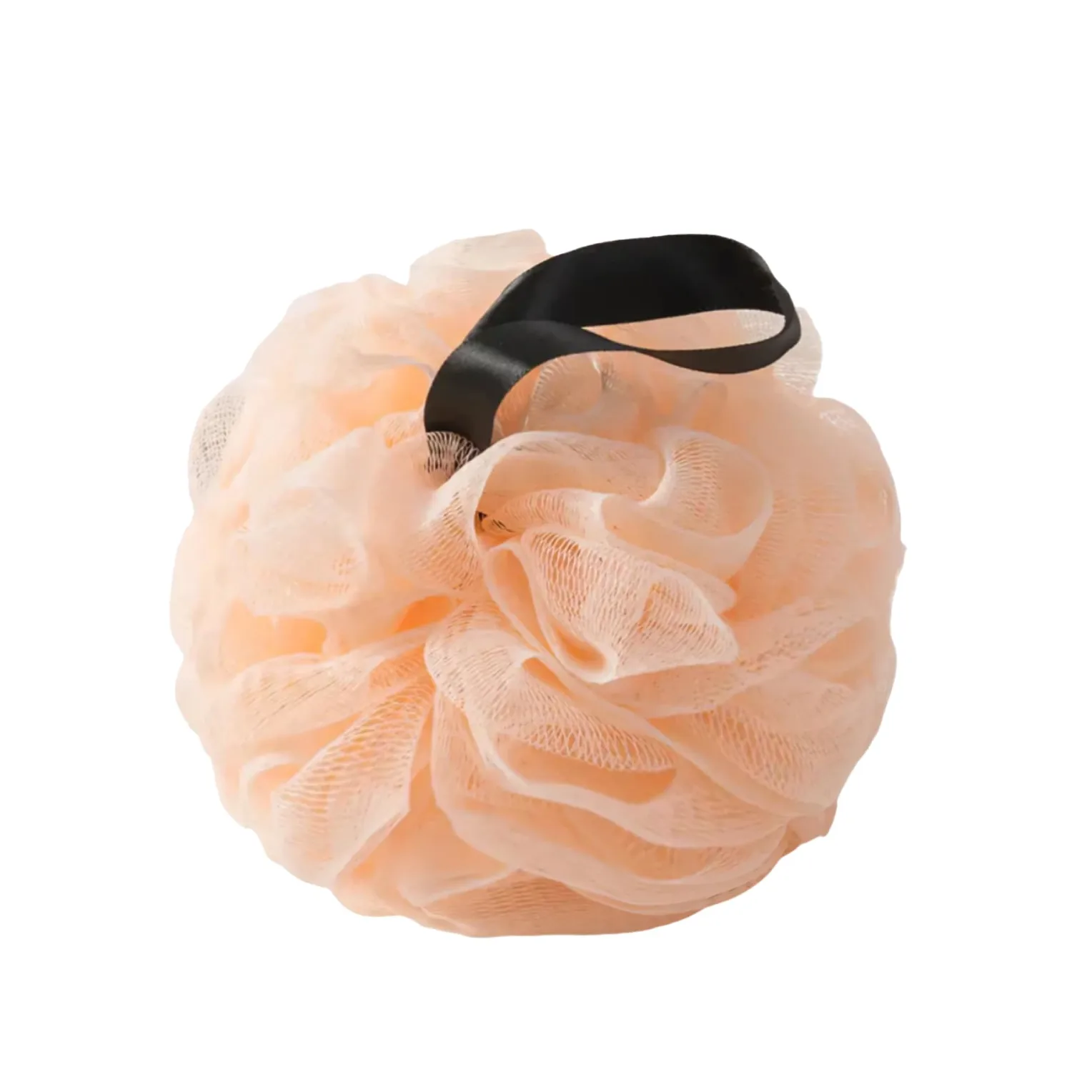 Loofah Sponges for Shower,Exfoliating Cleaning Bath Loofa Body Scrubber Balls for Women Men Washing(1 pcs, Orange)