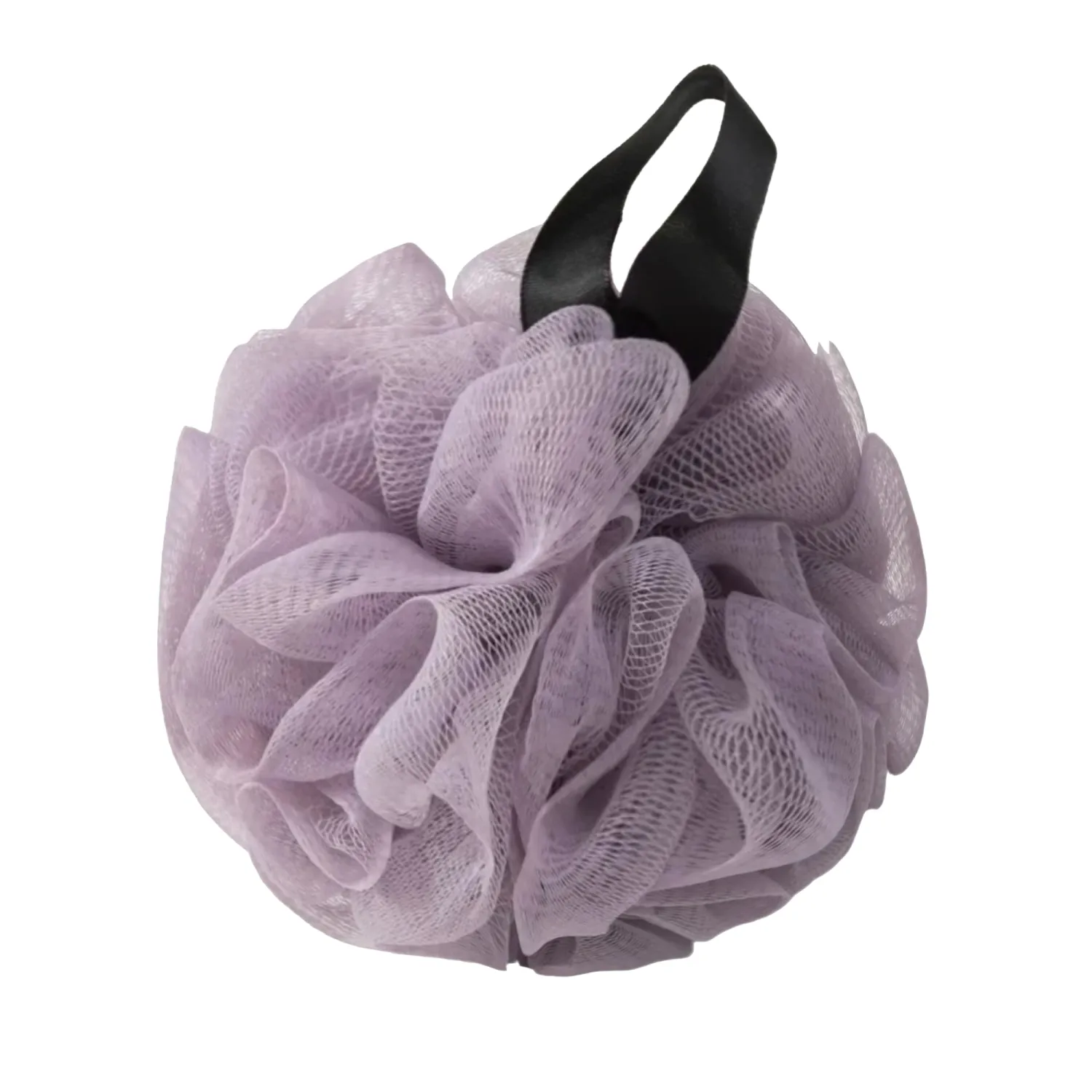 Loofah Sponges for Shower,Exfoliating Cleaning Bath Loofa Body Scrubber Balls for Women Men Washing(1 pcs, Purple)