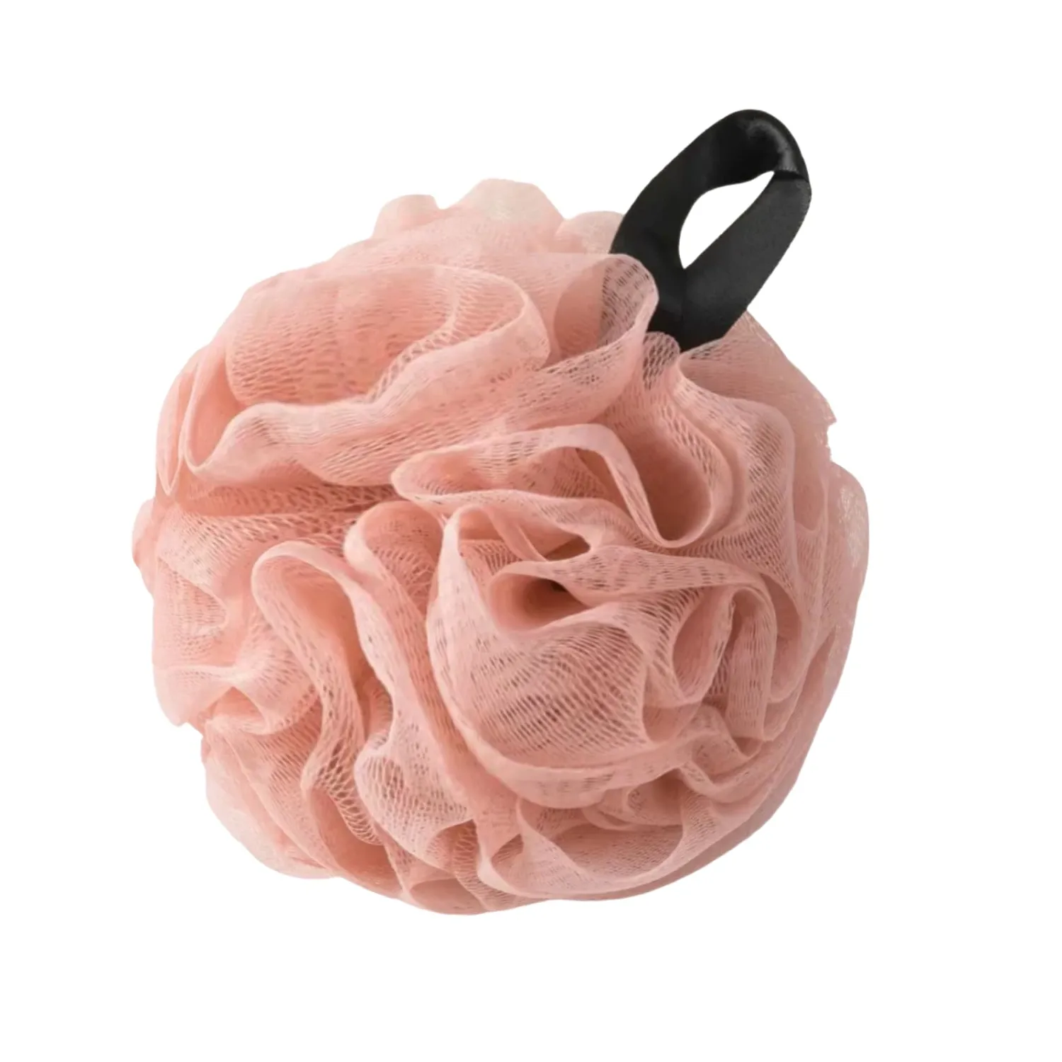 Loofah Sponges for Shower,Exfoliating Cleaning Bath Loofa Body Scrubber Balls for Women Men Washing(1 pcs, Pink)