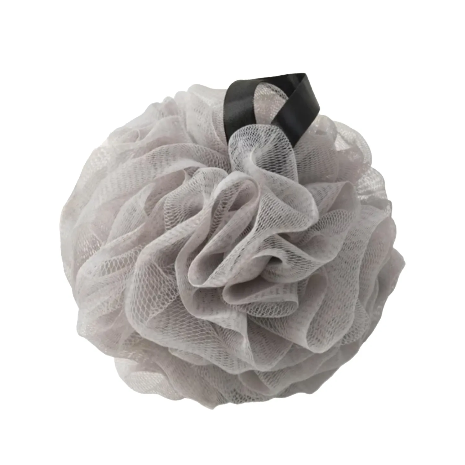 Loofah Sponges for Shower,Exfoliating Cleaning Bath Loofa Body Scrubber Balls for Women Men Washing(1 pcs, Gray)
