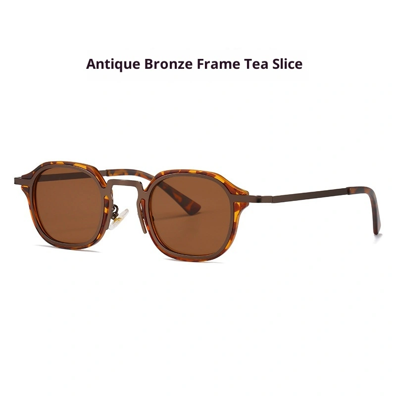 Personalized Round-frame Retro Beige Glasses Fashionable
