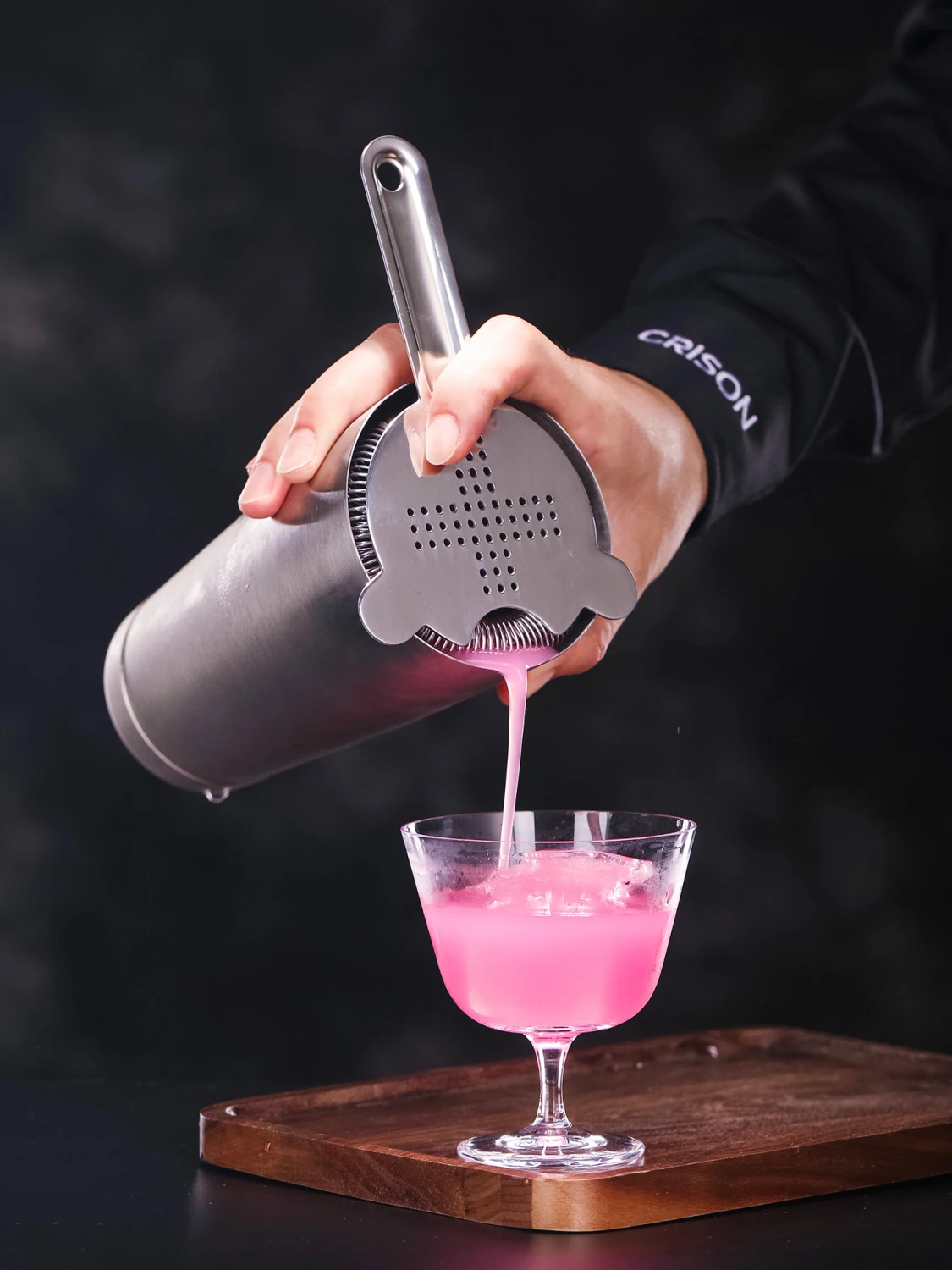 Stainless Steel Cross-shaped Mesh Ice Strainer