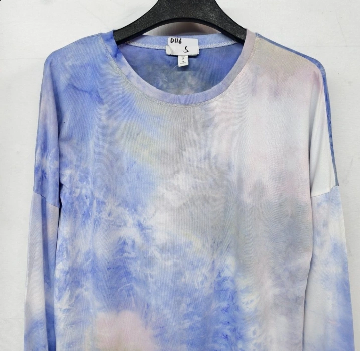 Casual Sporty Tie-dye Super Trendy Top