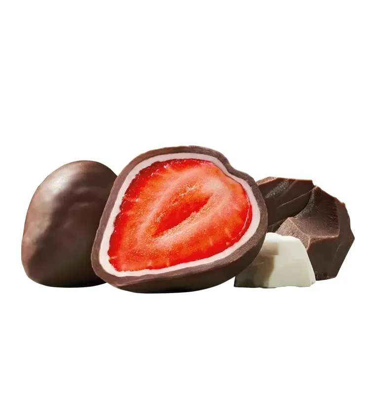 Tru Fru, Dark And White Chocolate Strawberries, 8 Ounce