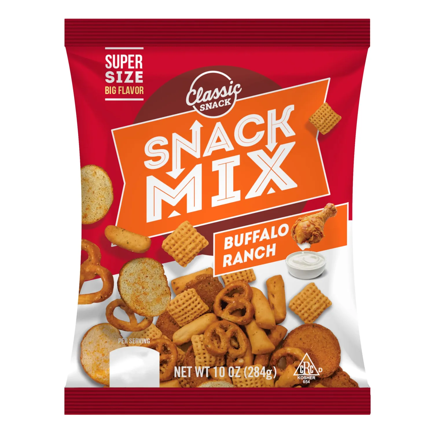 Classic Snack, Buffalo Ranch Party Mix, 10oz Bag
