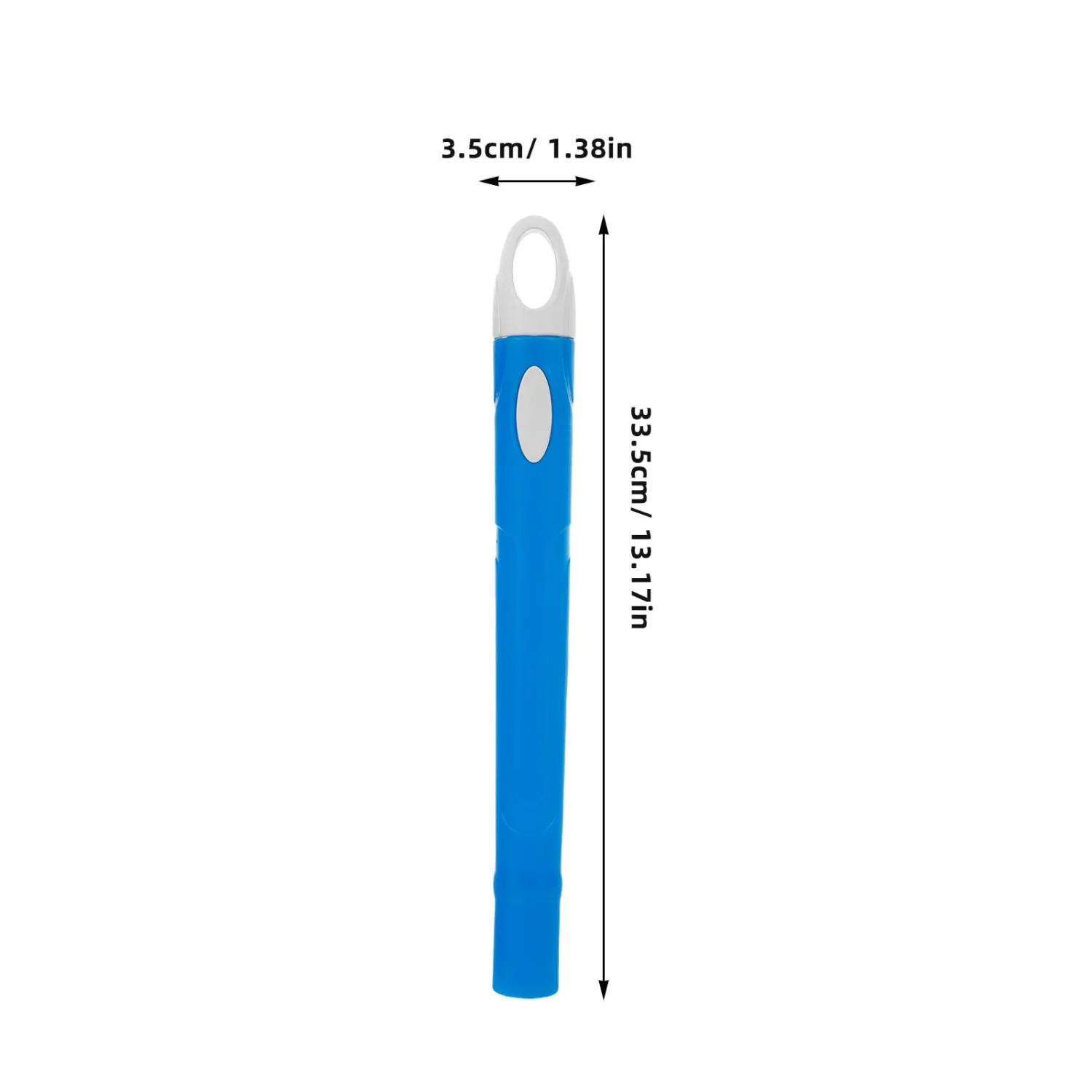 DOITOOL 2pcs Mop Handle Replacement Broom Rod Handle Grips Stainless Steel Sturdy Blue Extended Length for Household Cleaning Accessories