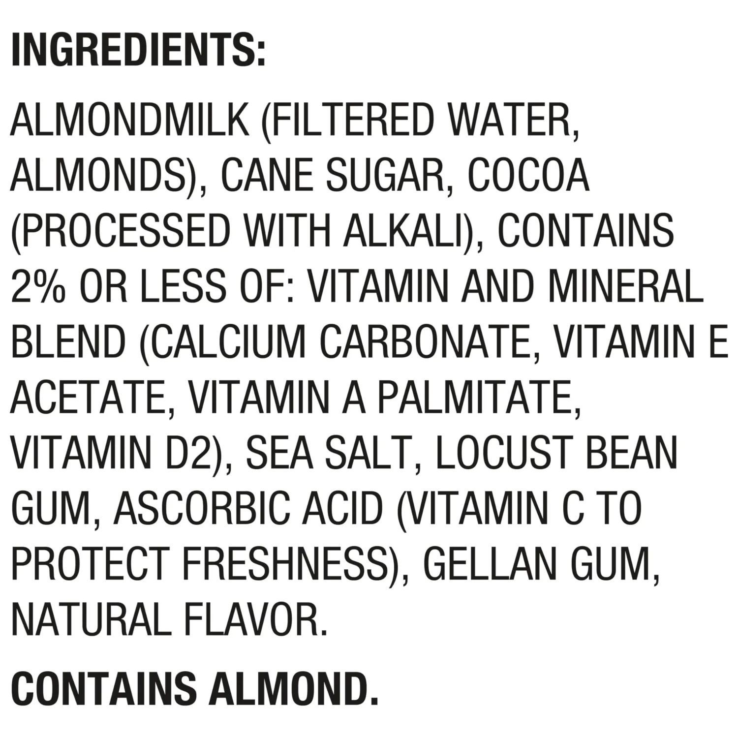 Silk Almond Milk, Dark Chocolate, Dairy Free, Gluten Free, Seriously Creamy Vegan Milk with 25% Less Sugar than Dairy Chocolate Milk, 64 FL OZ Half Gallon