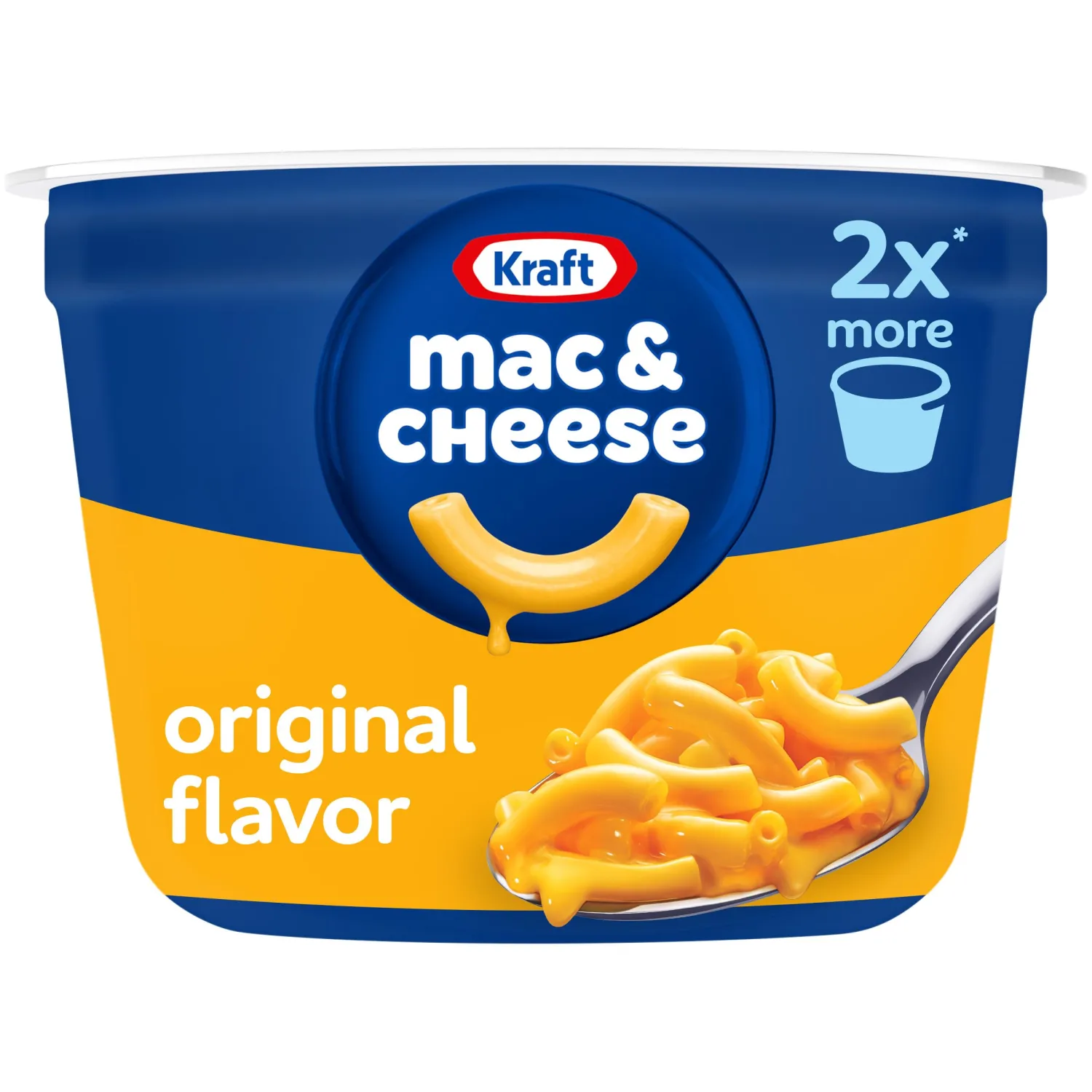 Kraft Original Mac & Cheese Macaroni and Cheese Dinner Big Cup Dinner, 4.1 oz Cup