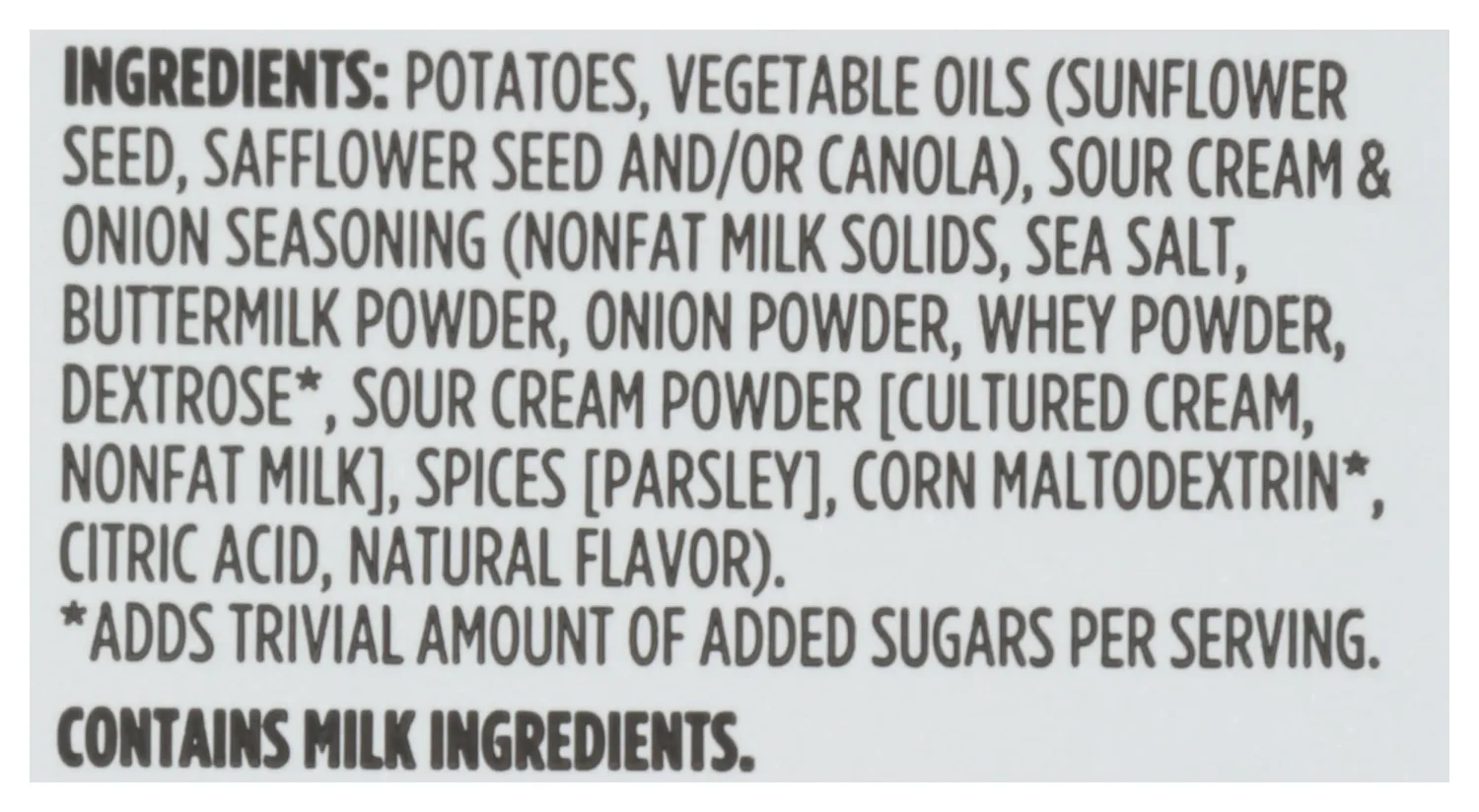 365 By Whole Foods Market, Potato Chips Sour Cream & Onion, 8 Ounce